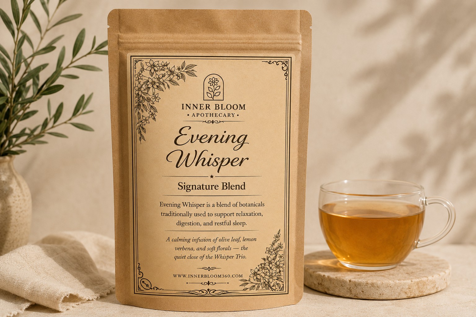 Evening Whisper front label