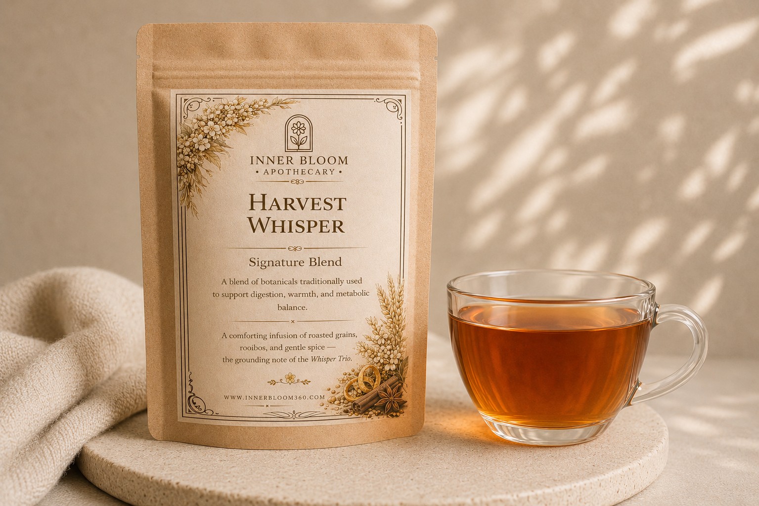 Harvest Whisper front label